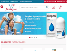 Tablet Screenshot of farmagora.com.br